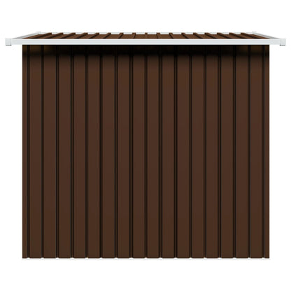 vidaXL Abri de stockage pour jardin Marron 194x121x181 cm Acier