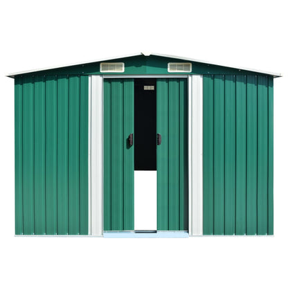 vidaXL Abri de jardin Vert 257x779x181 cm Acier galvanisé