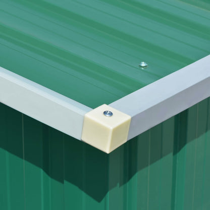vidaXL Abri de jardin Vert 257x779x181 cm Acier galvanisé