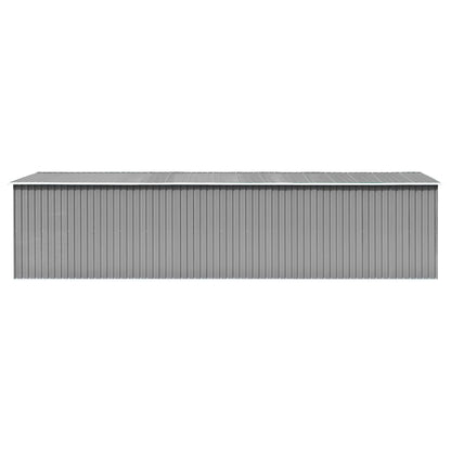 vidaXL Abri de jardin Gris 257x779x181 cm Acier galvanisé