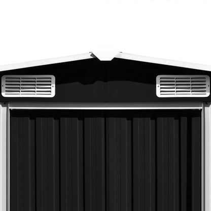 vidaXL Abri de jardin Anthracite 257x779x181 cm Acier galvanisé