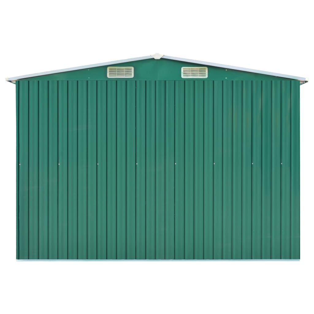 vidaXL Abri de jardin Vert 257x990x181 cm Acier galvanisé