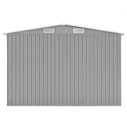 vidaXL Abri de jardin Gris 257x990x181 cm Acier galvanisé