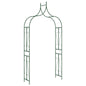 vidaXL Voûte de jardin Vert foncé 120x38x258 cm Fer