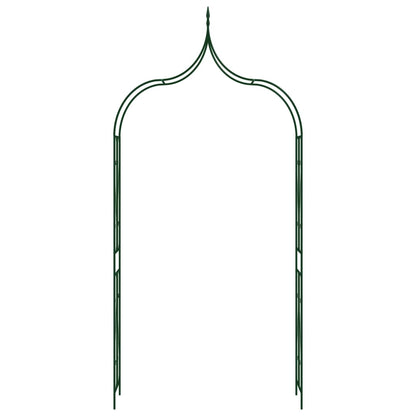 vidaXL Voûte de jardin Vert foncé 120x38x258 cm Fer
