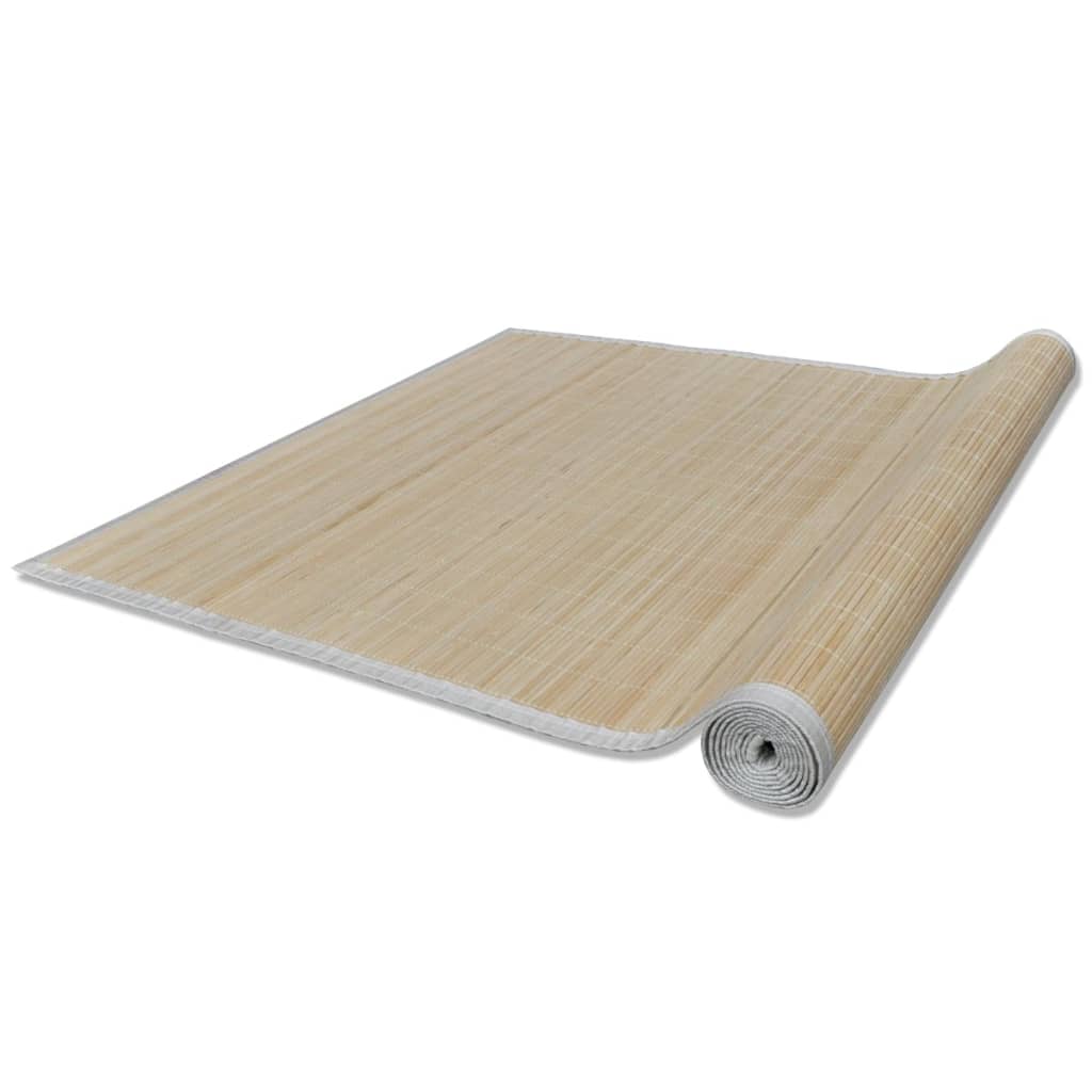 vidaXL Tapis rectangulaires Bambou naturel 4 pcs 120x180 cm