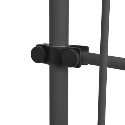 vidaXL Auvent manuel rétractable avec LED 400 cm Crème