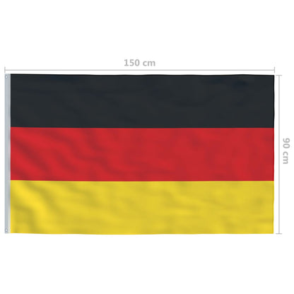 vidaXL Drapeau Allemagne 90x150 cm