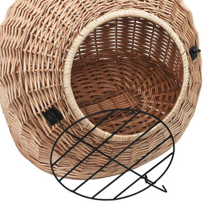 vidaXL Cage de transport pour chats 50x42x40 cm Saule naturel