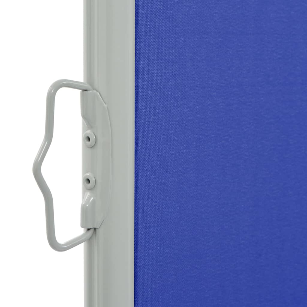 vidaXL Auvent latéral rétractable de patio 100x300 cm Bleu
