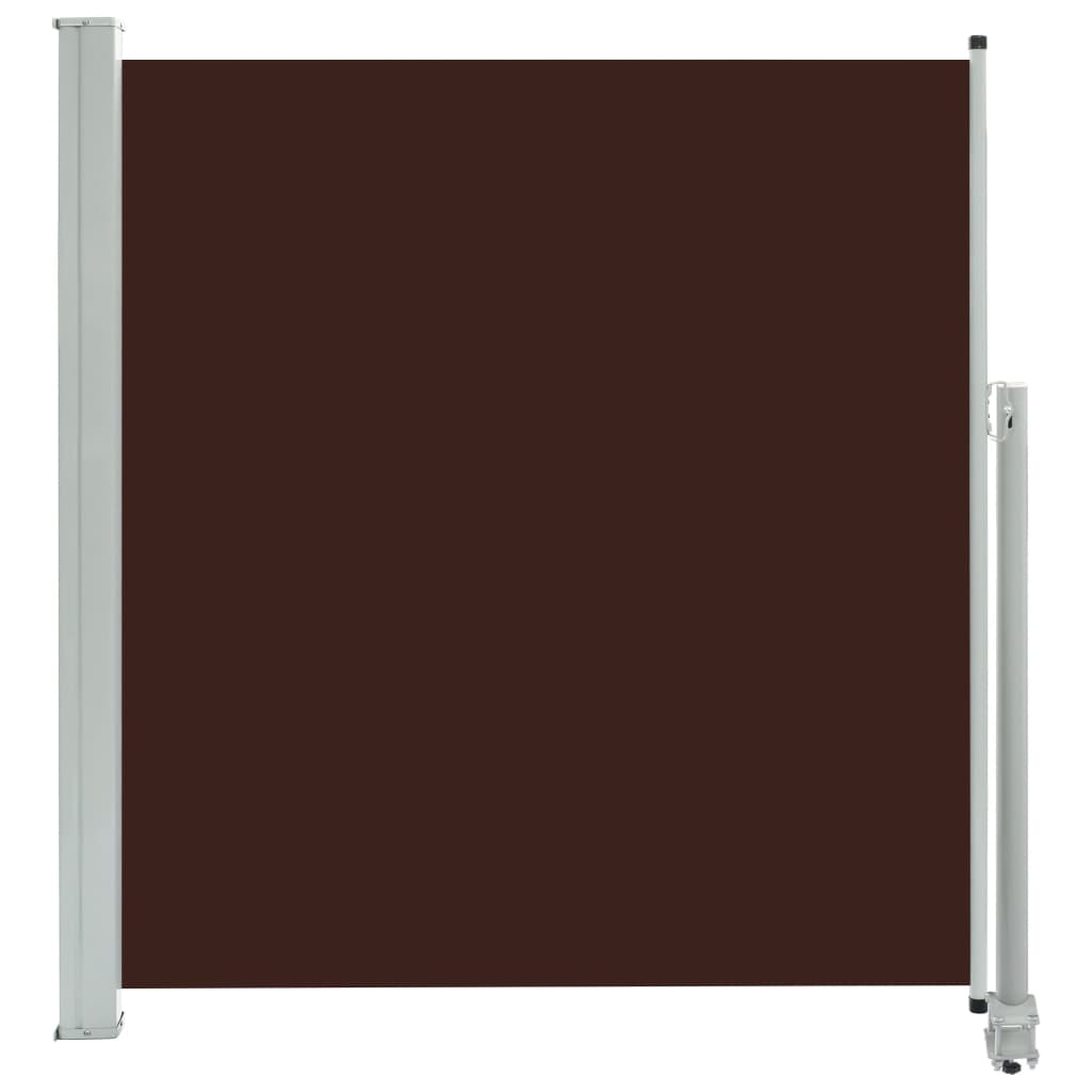 vidaXL Auvent latéral rétractable de patio 140 x 300 cm Marron