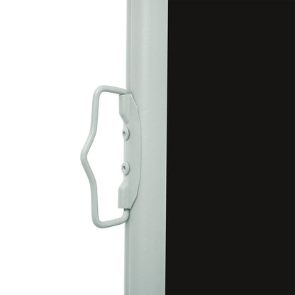 vidaXL Auvent latéral rétractable de patio 100x500 cm Noir
