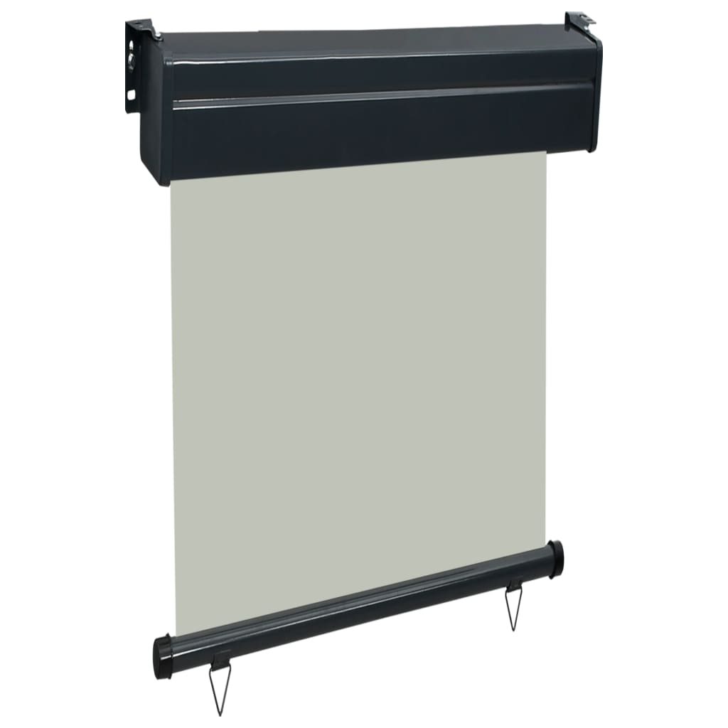 vidaXL Auvent latéral de balcon 65x250 cm Gris
