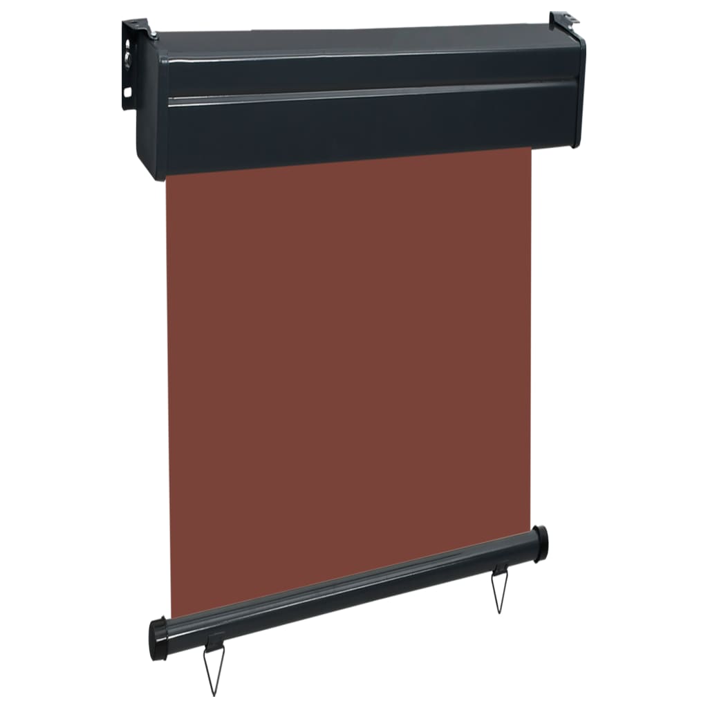 vidaXL Auvent latéral de balcon 65x250 cm Marron