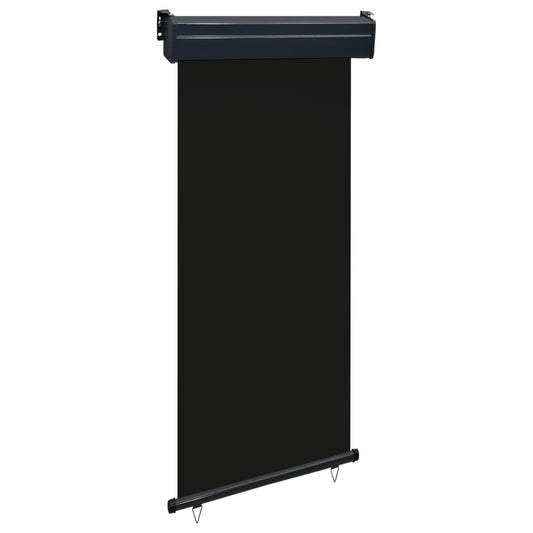 vidaXL Auvent latéral de balcon 105x250 cm noir