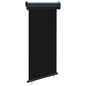 vidaXL Auvent latéral de balcon 105x250 cm noir