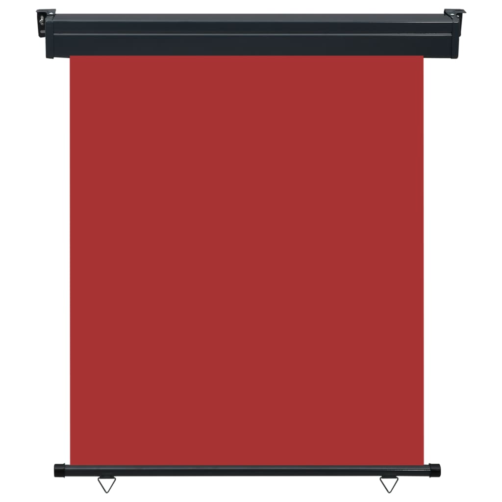 vidaXL Auvent latéral de balcon 140x250 cm Rouge