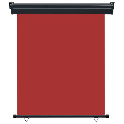 vidaXL Auvent latéral de balcon 140x250 cm Rouge