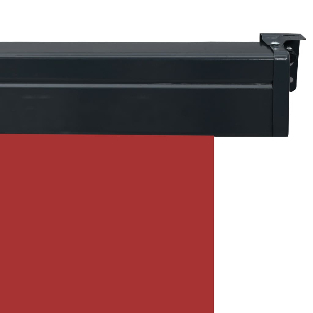 vidaXL Auvent latéral de balcon 140x250 cm Rouge