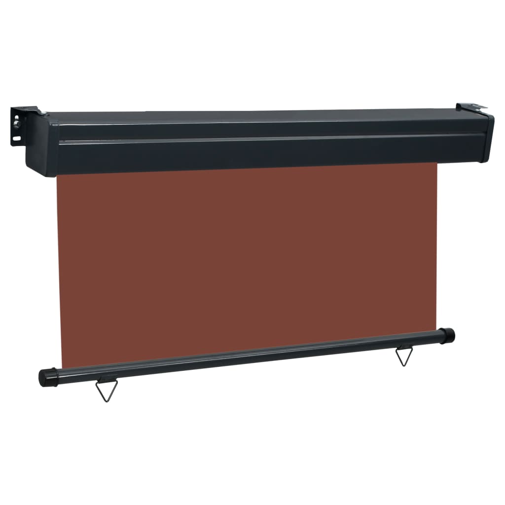 vidaXL Auvent latéral de balcon 140x250 cm Marron