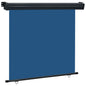 vidaXL Auvent latéral de balcon 160x250 cm Bleu