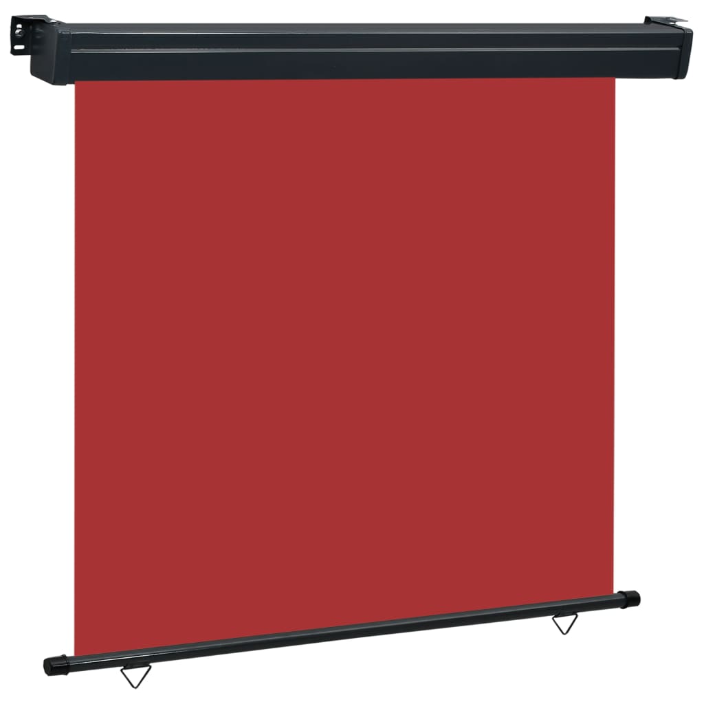 vidaXL Auvent latéral de balcon 160x250 cm Rouge