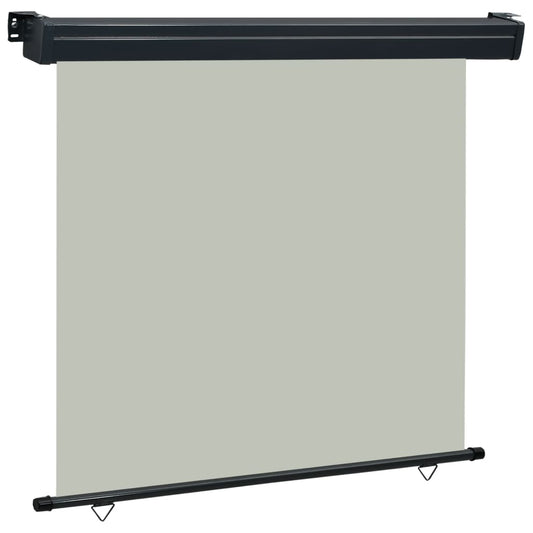 vidaXL Auvent latéral de balcon 170x250 cm Gris