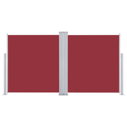 vidaXL Auvent latéral rétractable Rouge 100 x 600 cm