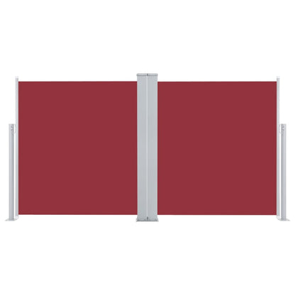 vidaXL Auvent latéral rétractable Rouge 120 x 600 cm