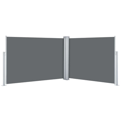 vidaXL Auvent latéral rétractable Anthracite 100 x 1000 cm