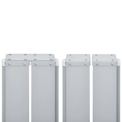 vidaXL Auvent latéral rétractable Marron 120 x 1000 cm