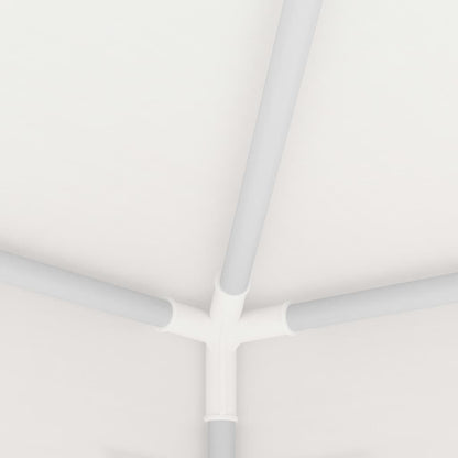 vidaXL Tente de réception avec parois latérales 2x2 m Blanc 90 g/m²