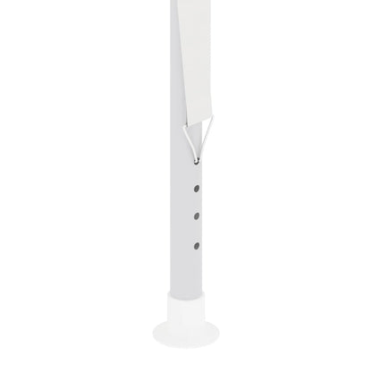 vidaXL Tente de réception avec parois latérales 4x4 m Blanc 90 g/m²