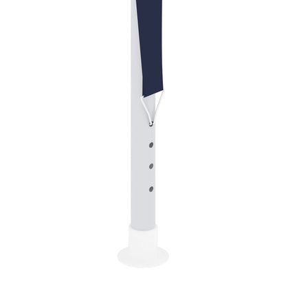 vidaXL Tente de réception avec parois latérales 4x6 m Bleu 90 g/m²