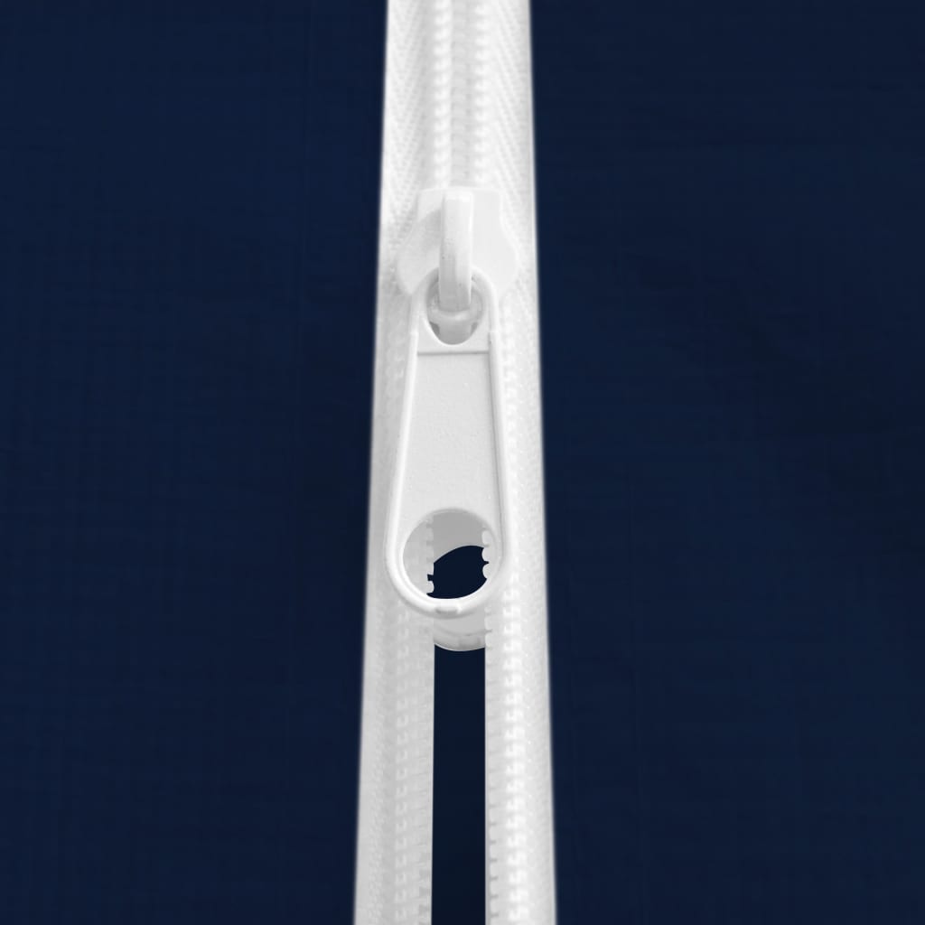 vidaXL Tente de réception avec parois latérales 4x9 m Bleu 90 g/m²