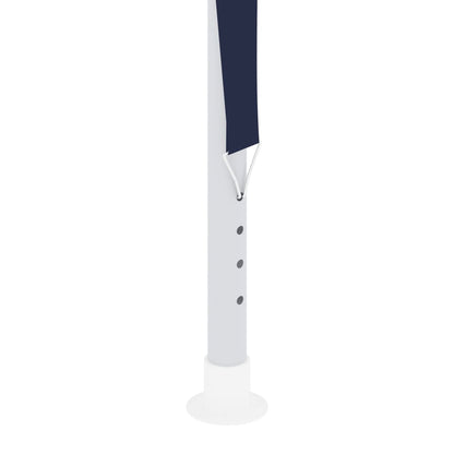 vidaXL Tente de réception avec parois latérales 4x9 m Bleu 90 g/m²