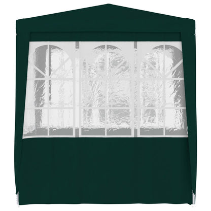 vidaXL Tente de réception avec parois latérales 2,5x2,5 m Vert 90 g/m²