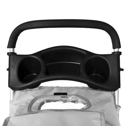 vidaXL Poussette pliable pour chiens/chats Gris