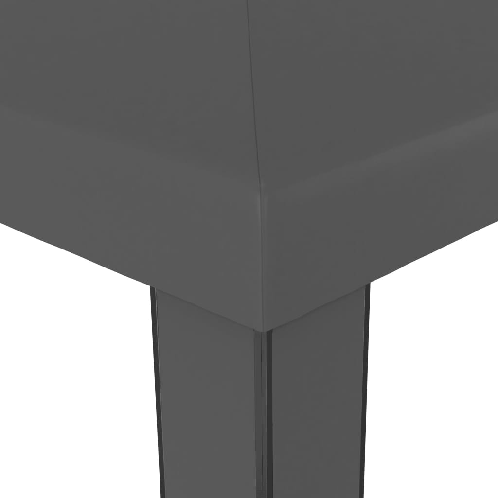 vidaXL Tonnelle avec toit double 3x6 m Anthracite