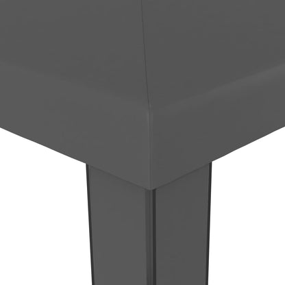 vidaXL Tonnelle avec toit double 3x6 m Anthracite