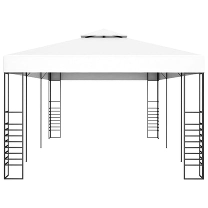 vidaXL Tonnelle de jardin 6 x 3 m Blanc