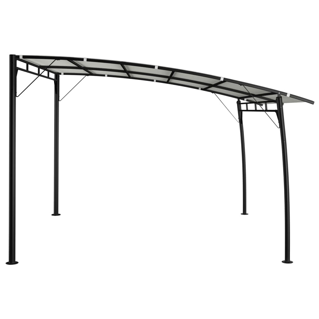 vidaXL Auvent pare-soleil de jardin 3x3x2,55 m Crème