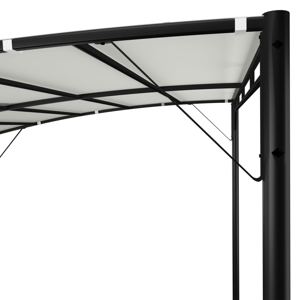 vidaXL Auvent pare-soleil de jardin 3x3x2,55 m Crème