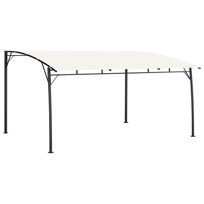 vidaXL Auvent pare-soleil de jardin 4x3x2,55 m Crème