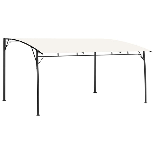 vidaXL Auvent pare-soleil de jardin 4x3x2,55 m Crème