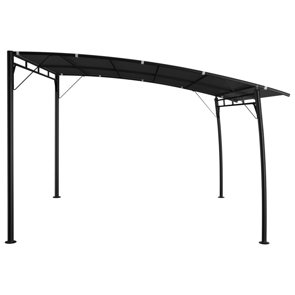 vidaXL Auvent pare-soleil de jardin 3x3x2,55 m Anthracite