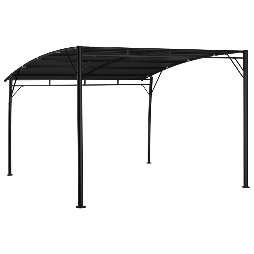 vidaXL Auvent pare-soleil de jardin 3x3x2,55 m Anthracite