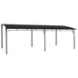 vidaXL Auvent pare-soleil de jardin 6x3x2,55 m Anthracite