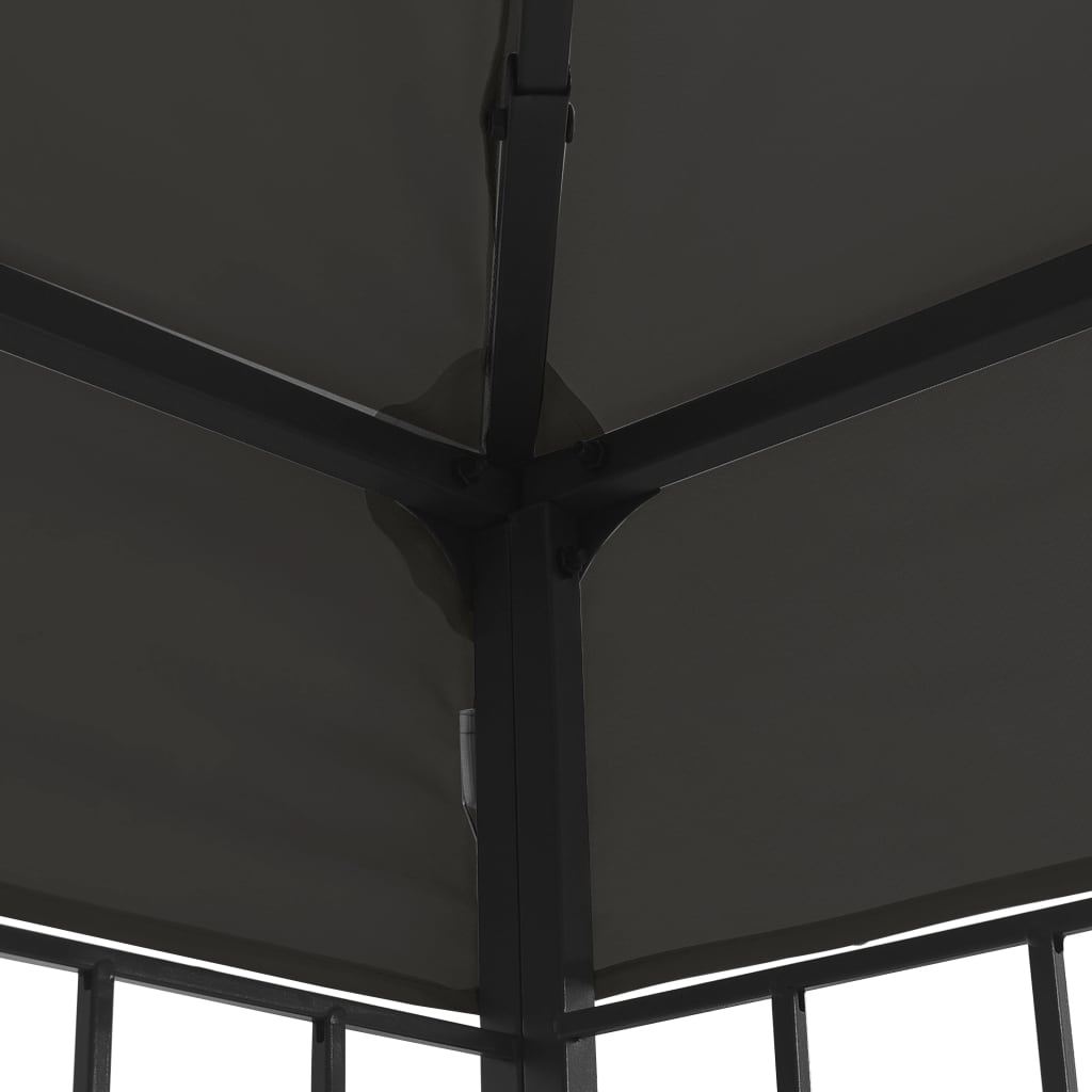vidaXL Belvédère 3x6 m Anthracite