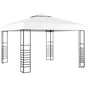 vidaXL Tonnelle de jardin 3 x 3 m Blanc